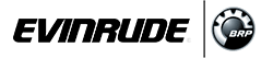 Evinrude Logo sold at Dockside Marine, Wilmington, IL
